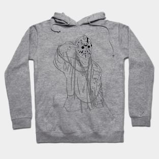 Undead man with mask Hoodie